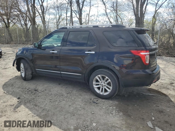 2013 Ford Explorer XLT with VIN 1FM5K8D80DGA03777, listed as a Copart auction lot 51846485 with 166,859 mi miles and Salvage Title. Bid and sale history available at carsss.com. Image 2.