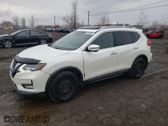2017 Nissan Rogue S with VIN 5N1AT2MV1HC851274, listed as a Copart auction lot 52857885 with 81,223 mi miles and Salvage Title. Bid and sale history available at carsss.com. Image 1.