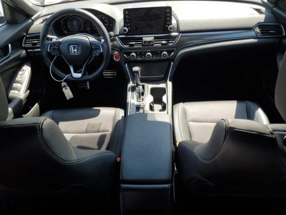 2019 Honda Accord Sport with VIN 1HGCV1F3XKA116343, listed as a Copart auction lot 52596185 with 44,187 mi miles and Salvage Title. Bid and sale history available at DreamBid. Image 8.