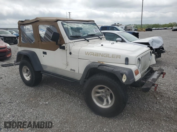1998 Jeep Wrangler SE with VIN 1J4FY29P6WP796472, listed as a Copart auction lot 54879025 with 118,664 mi miles and Salvage title. Bid and sale history available at DreamBid. Image 4.