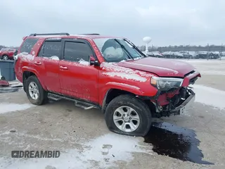 2018 Toyota 4Runner SR5 with VIN JTEBU5JR5J5535848, listed as a IAAI auction lot 41405864 with 112,214 mi miles and . Bid and sale history available at DreamBid. Image 1.