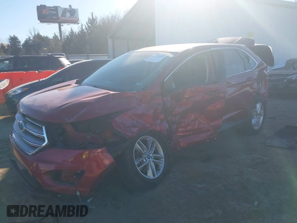 2016 Ford Edge SEL z VIN 2FMPK3J98GBB99374, wystawiony jako IAAI lot #41392216 z przebiegiem Nie podano mil oraz . Historia ofert i sprzedaży dostępna na DreamBid. Obrazek 18.