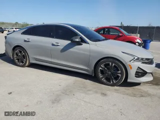 2021 Kia K5 GT-Line with VIN 5XXG64J28MG049116, listed as a Copart auction lot 51746355 with 44,578 mi miles and Salvage Title. Bid and sale history available at carsss.com. Image 4.