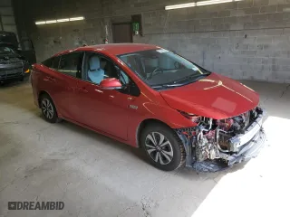 2018 Toyota Prius Prime Plus with VIN JTDKARFP7J3101857, listed as a Copart auction lot 53268185 with 136,876 mi miles and Salvage Title. Bid and sale history available at carsss.com. Image 4.