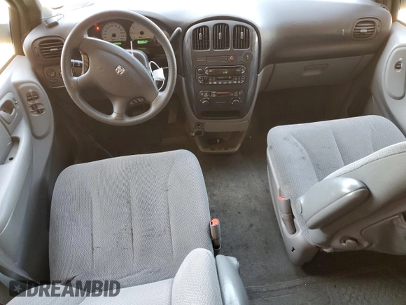 2005 Dodge Caravan SXT with VIN 1D4GP45R15B181360, listed as a Copart auction lot 61221005 with 229,828 mi miles and Salvage title. Bid and sale history available at DreamBid. Image 8.