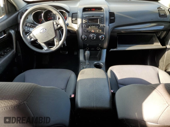 2012 Kia Sorento LX with VIN 5XYKT4A65CG275596, listed as a Copart auction lot 51350235 with 217,330 mi miles and Salvage Title. Bid and sale history available at carsss.com. Image 8.
