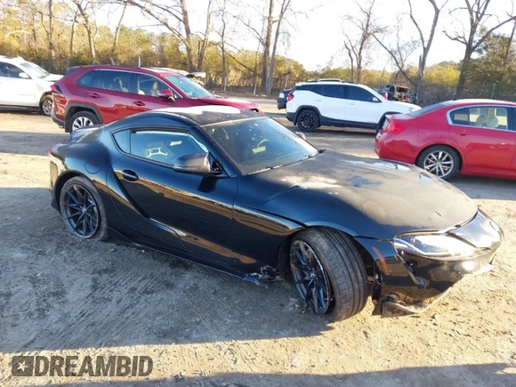 2024 Toyota Supra 3.0 with VIN WZ1DB0G01RW067364, listed as a IAAI auction lot 41330053 with 6,500 mi miles and . Bid and sale history available at DreamBid. Image 1.