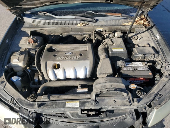 2007 Hyundai Sonata GLS with VIN 5NPET46C67H233965, listed as a Copart auction lot 53695385 with 144,030 mi miles and Salvage Title. Bid and sale history available at DreamBid. Image 11.
