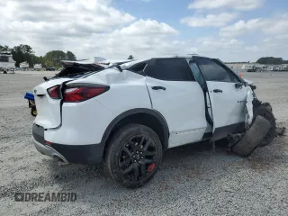2020 Chevrolet Blazer LT z VIN 3GNKBDRS1LS720698, wystawiony jako Copart lot #51936295 z przebiegiem 47 448 mil mil oraz Szkoda całkowita • Salvage title. Historia ofert i sprzedaży dostępna na DreamBid. Obrazek 3.