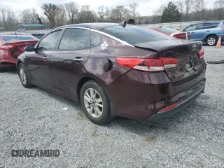 2016 Kia Optima LX with VIN 5XXGT4L35GG041185, listed as a Copart auction lot 50171935 with 165,619 mi miles and Salvage title. Bid and sale history available at DreamBid. Image 2.