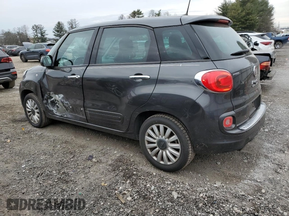 2017 FIAT 500L Pop with VIN ZFBCFAAH2HZ039138, listed as a Copart auction lot 86020804 with 55,324 mi miles and Salvage Title. Bid and sale history available at carsss.com. Image 2.