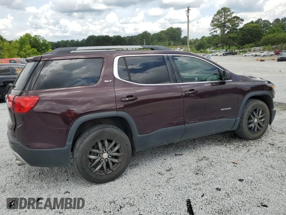 2017 GMC Acadia SLT with VIN 1GKKNMLS9HZ212681, listed as a Copart auction lot 60003355 with 117,370 mi miles and Salvage title. Bid and sale history available at DreamBid. Image 3.