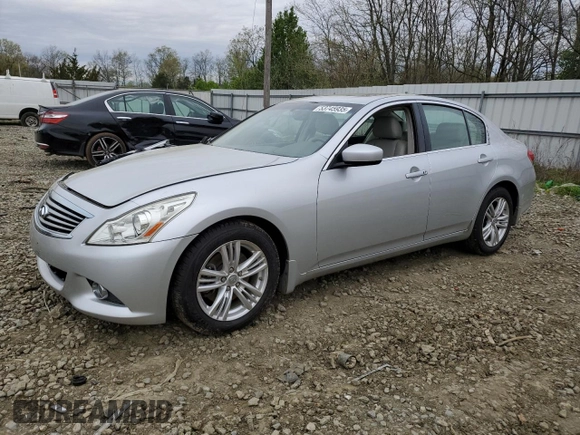 2011 Infiniti G25 Journey z VIN JN1DV6AP0BM600582, wystawiony jako Copart lot #53745935 z przebiegiem 101 321 mil mil oraz Szkoda całkowita • Salvage title. Historia ofert i sprzedaży dostępna na DreamBid. Obrazek 1.