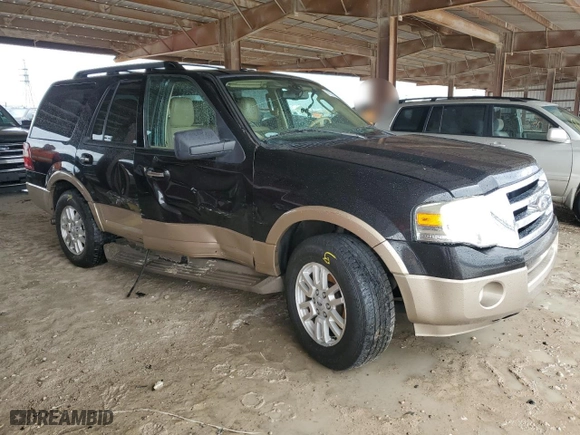 2012 Ford Expedition XLT with VIN 1FMJU1H57CEF40608, listed as a Copart auction lot 47727175 with 175,425 mi miles and Salvage Title. Bid and sale history available at carsss.com. Image 4.