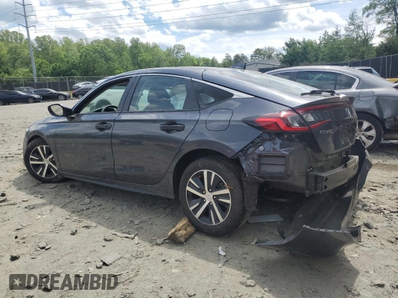 2024 Honda Civic LX z VIN 19XFL2H52RE017237, wystawiony jako Copart lot #56076635 z przebiegiem 20 999 mil mil oraz Szkoda całkowita • Salvage title. Historia ofert i sprzedaży dostępna na DreamBid. Obrazek 2.