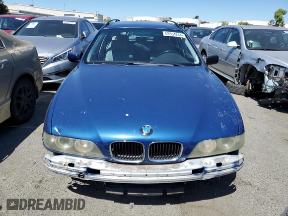 2001 BMW 5 Series 525iAT with VIN WBADS43471GD84658, listed as a Copart auction lot 63564264 with 171,423 mi miles and Salvage Title. Bid and sale history available at carsss.com. Image 5.