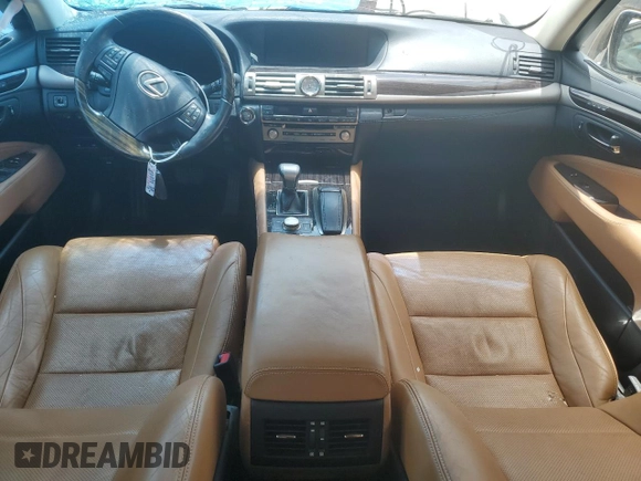 2013 Lexus LS 460 with VIN JTHBL5EF7D5113980, listed as a Copart auction lot 58400355 with 74,268 mi miles and Salvage title. Bid and sale history available at DreamBid. Image 10.