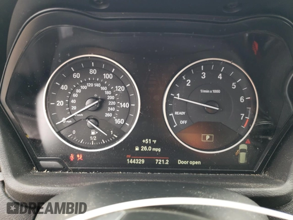 2016 BMW X1 xDrive28i with VIN WBXHT3C39G5E48970, listed as a Copart auction lot 43343365 with 144,329 mi miles and Salvage Title. Bid and sale history available at carsss.com. Image 9.