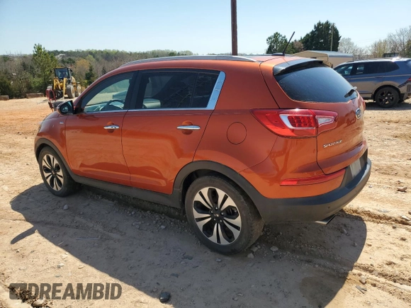 2011 Kia Sportage SX with VIN KNDPCCA62B7145299, listed as a Copart auction lot 50368085 with 118,345 mi miles and Clean Title. Bid and sale history available at carsss.com. Image 2.