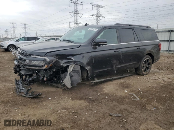 2024 Ford Expedition Max Limited с VIN 1FMJK2A85REB13551, выставлен на аукционе Copart как лот 53729315 с пробегом 3 938 миль миль и Списание • Salvage title. История ставок и продаж доступна на DreamBid. Изображение 1.