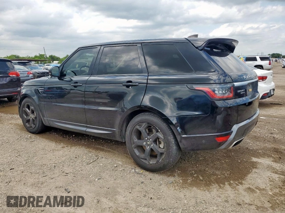 2019 Land Rover Range Rover Sport HSE with VIN SALWR2RV2KA847960, listed as a Copart auction lot 60087215 with 51,424 mi miles and Salvage title. Bid and sale history available at DreamBid. Image 2.