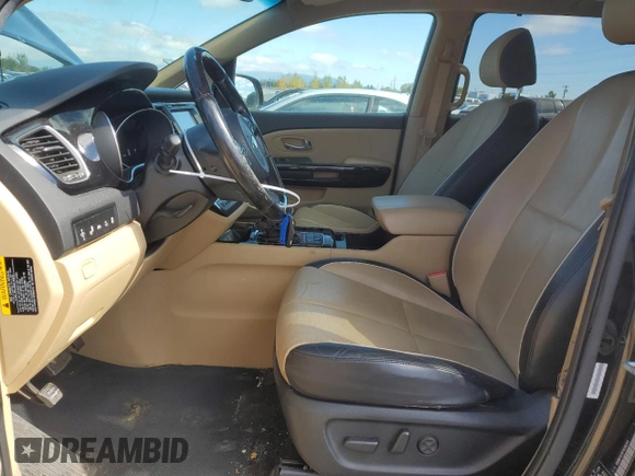 2015 Kia Sedona SX-L with VIN KNDME5C15F6036244, listed as a Copart auction lot 72794344 with 189,331 mi miles and Salvage Title. Bid and sale history available at DreamBid. Image 7.