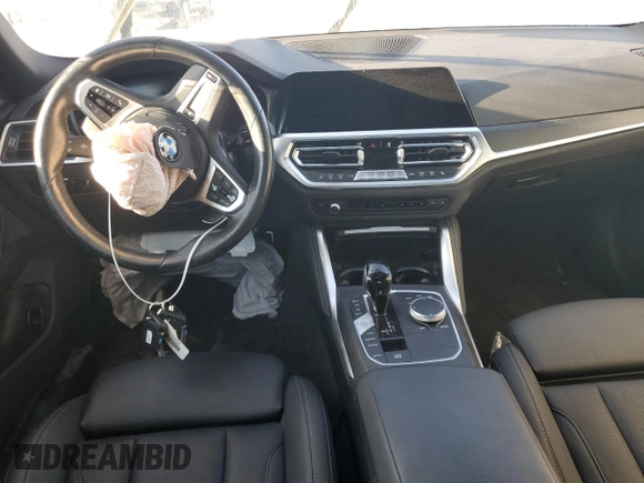 2023 BMW 4 Series 430i with VIN WBA63AV06PFP44223, listed as a Copart auction lot 86422454 with Not provided miles and Salvage title. Bid and sale history available at DreamBid. Image 8.