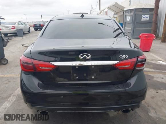 2022 Infiniti Q50 3.0t SENSORY with VIN JN1EV7CP9NM310580, listed as a IAAI auction lot 41891329 with 31,325 mi miles. Bid and sale history available at carsss.com. Image 16.