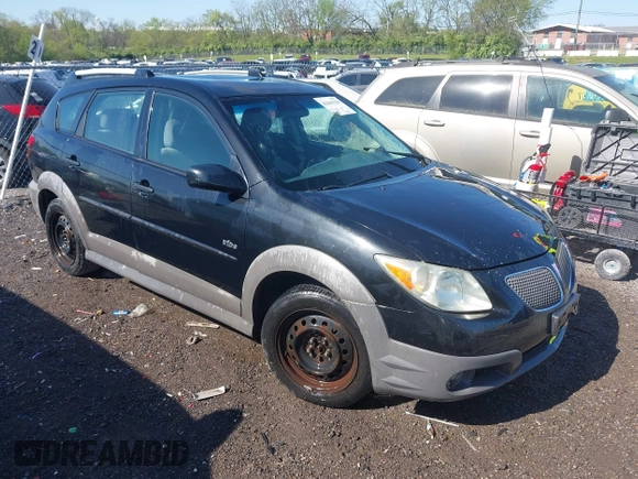 2007 Pontiac Vibe with VIN 5Y2SL65867Z405643, listed as a IAAI auction lot 42049184 with 297,523 mi miles. Bid and sale history available at carsss.com. Image 1.