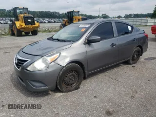 2016 Nissan Versa S Plus with VIN 3N1CN7AP9GL825022, listed as a Copart auction lot 60753265 with 100,120 mi miles and Salvage title. Bid and sale history available at DreamBid. Image 1.