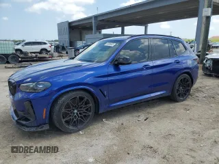 2024 BMW X3 M with VIN 5YM13EC04R9U76210, listed as a Copart auction lot 53906035 with 0 mi miles and Salvage Title. Bid and sale history available at carsss.com. Image 1.