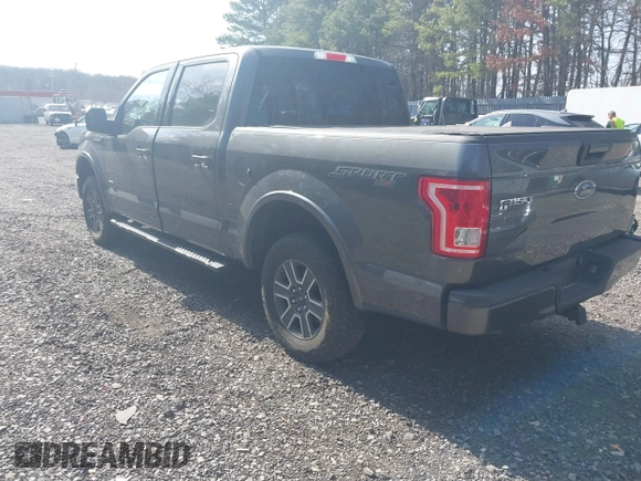 2015 Ford F-150 XLT with VIN 1FTEW1EG5FFB65192, listed as a IAAI auction lot 41784691 with 156,441 mi miles and . Bid and sale history available at DreamBid. Image 3.