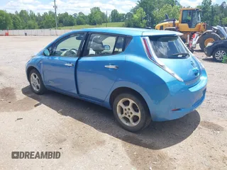 2012 Nissan LEAF SL with VIN JN1AZ0CP3CT022048, listed as a IAAI auction lot 42177290 with 49,194 mi miles and . Bid and sale history available at DreamBid. Image 3.