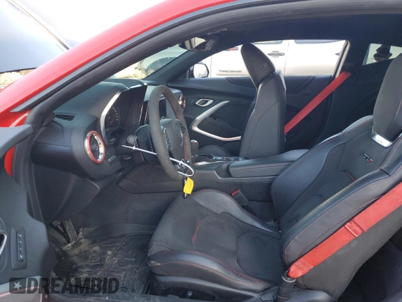 2018 Chevrolet Camaro ZL1 with VIN 1G1FJ1R63J0180928, listed as a Copart auction lot 44573285 with 36,835 mi miles and Salvage Title. Bid and sale history available at DreamBid. Image 7.
