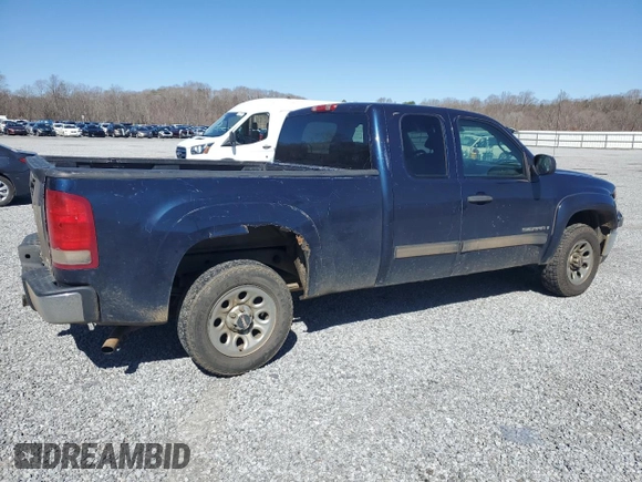 2007 GMC Sierra 1500 SLE1 with VIN 2GTEC19C971711856, listed as a Copart auction lot 49693165 with 329,400 mi miles and Salvage Title. Bid and sale history available at DreamBid. Image 3.