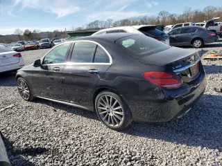 2015 Mercedes-Benz C-Class C 400 with VIN 55SWF6GB1FU009771, listed as a Copart auction lot 47620195 with 84,311 mi miles and Salvage Title. Bid and sale history available at carsss.com. Image 2.