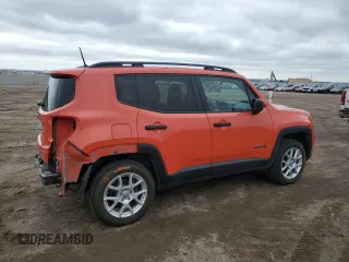 2019 Jeep Renegade Sport with VIN ZACNJBAB7KPK33785, listed as a Copart auction lot 55178075 with 51,708 mi miles and Salvage title. Bid and sale history available at DreamBid. Image 3.