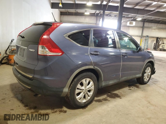 2013 Honda CR-V EX with VIN 2HKRM4H54DH604789, listed as a Copart auction lot 53092695 with 66,640 mi miles and Salvage Title. Bid and sale history available at carsss.com. Image 3.