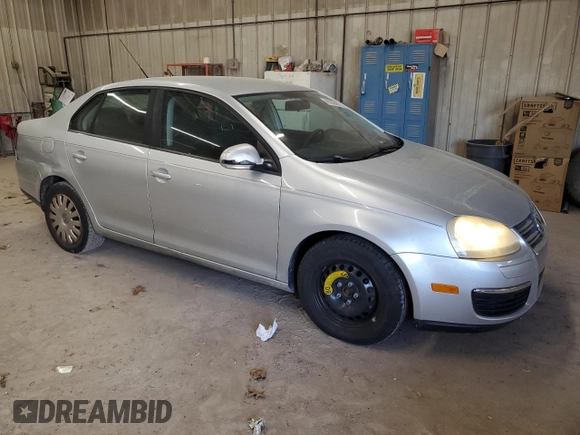 2008 Volkswagen Jetta Sedan S with VIN 3VWJM71K28M198815, listed as a Copart auction lot 48289495 with 190,540 mi miles and Salvage Title. Bid and sale history available at carsss.com. Image 4.