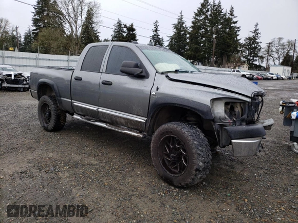 2007 Dodge Ram 2500 SLT with VIN 1D7KS28C67J509193, listed as a Copart auction lot 45601015 with 231,453 mi miles and Salvage Title. Bid and sale history available at carsss.com. Image 4.