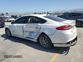 2017 Ford Fusion Titanium with VIN 3FA6P0SU8HR229470, listed as a Copart auction lot 57185625 with 97,973 mi miles and Salvage title. Bid and sale history available at DreamBid. Image 2.