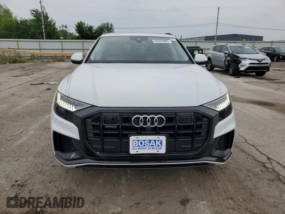 2019 Audi Q8 Prestige z VIN WA1FVAF15KD033597, wystawiony jako Copart lot #59423085 z przebiegiem 85 951 mil mil oraz Czysty tytuł • Clean title. Historia ofert i sprzedaży dostępna na DreamBid. Obrazek 5.