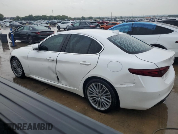 2017 Alfa Romeo Giulia Ti z VIN ZARFAECN1H7551994, wystawiony jako Copart lot #69344404 z przebiegiem 59 276 mil mil oraz Tytuł czysty. Historia ofert i sprzedaży dostępna na DreamBid. Obrazek 2.