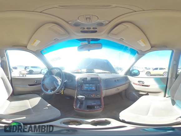 2003 Kia Sedona LX with VIN KNDUP131736409797, listed as a Copart auction lot 46902855 with 142,091 mi miles and Salvage Title. Bid and sale history available at carsss.com. Image 14.