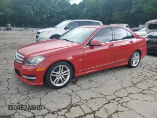 2012 Mercedes-Benz C 250 Sport z VIN WDDGF4HB7CR220929, wystawiony jako Copart lot #58982105 z przebiegiem 72 639 mil mil oraz Czysty tytuł • Clean title. Historia ofert i sprzedaży dostępna na DreamBid. Obrazek 1.