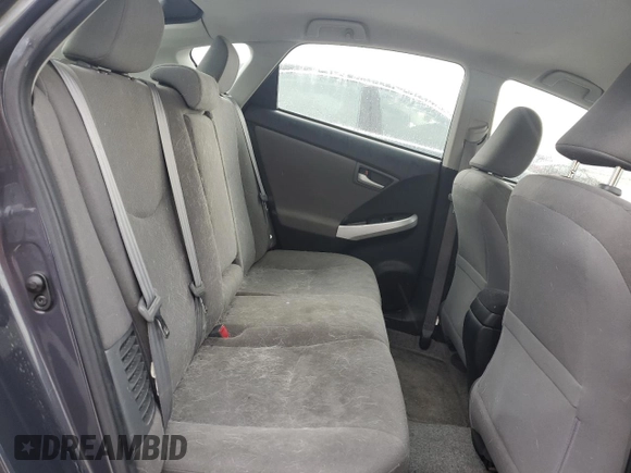 2012 Toyota Prius One with VIN JTDKN3DU7C1614826, listed as a Copart auction lot 46750225 with 251,474 mi miles and Clean Title. Bid and sale history available at carsss.com. Image 10.