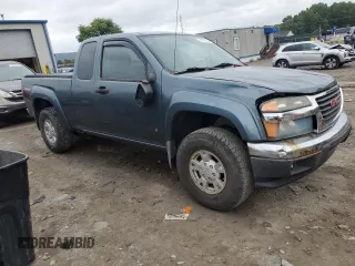2007 GMC Canyon Work Truck with VIN 1GTDT19E778141575, listed as a Copart auction lot 73715704 with 102,072 mi miles and Salvage Title. Bid and sale history available at carsss.com. Image 4.