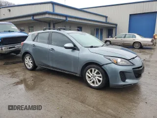 2013 Mazda 3 i Touring with VIN JM1BL1LP1D1814043, listed as a Copart auction lot 52600925 with 163,821 mi miles and Salvage Title. Bid and sale history available at carsss.com. Image 4.
