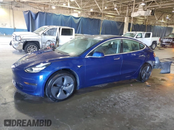 2019 Tesla Model 3 Long Range with VIN 5YJ3E1EB5KF452772, listed as a Copart auction lot 49033245 with 61,753 mi miles and Clean Title. Bid and sale history available at DreamBid. Image 1.