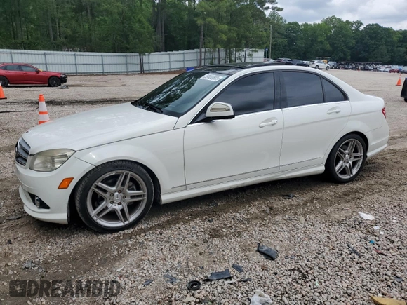 2009 Mercedes-Benz C 300 Sport with VIN WDDGF54X79R064231, listed as a Copart auction lot 58400805 with 90,789 mi miles and Salvage title. Bid and sale history available at DreamBid. Image 1.